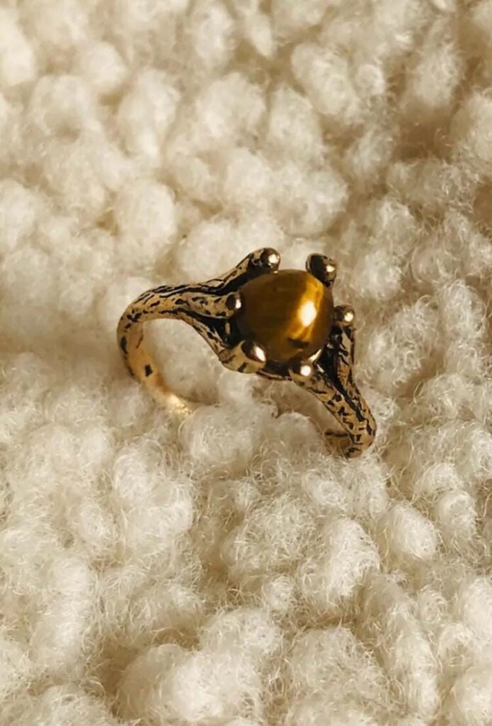 Djinn Khodam — Arabic Black Spell Ring – خاتم السحر الأسود العربي - Powerful Spiritual Protection Ring for Wealth, Fortune & Anti-Evil Energy — view 1