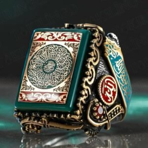 Powerful Arabic Genie Ring with Ifrit Spirit | خاتم السحر الأسود العربي Authentic Magical Djinn Ring for Protection, Wealth & Power