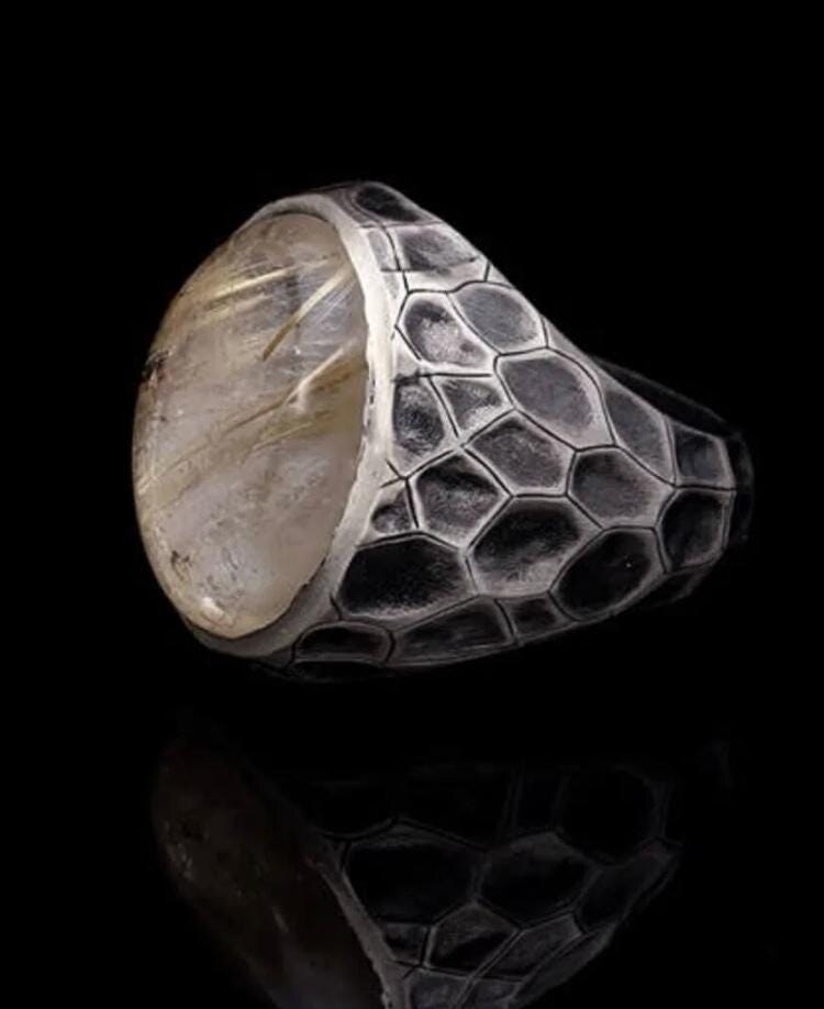 Djinn Khodam — Emperor Liblis Djinn Ring - Quartz stone - Wealth & Prosperity Spellbreaker | Extremely Powerful Spirit for Abundance -Protection — view 1