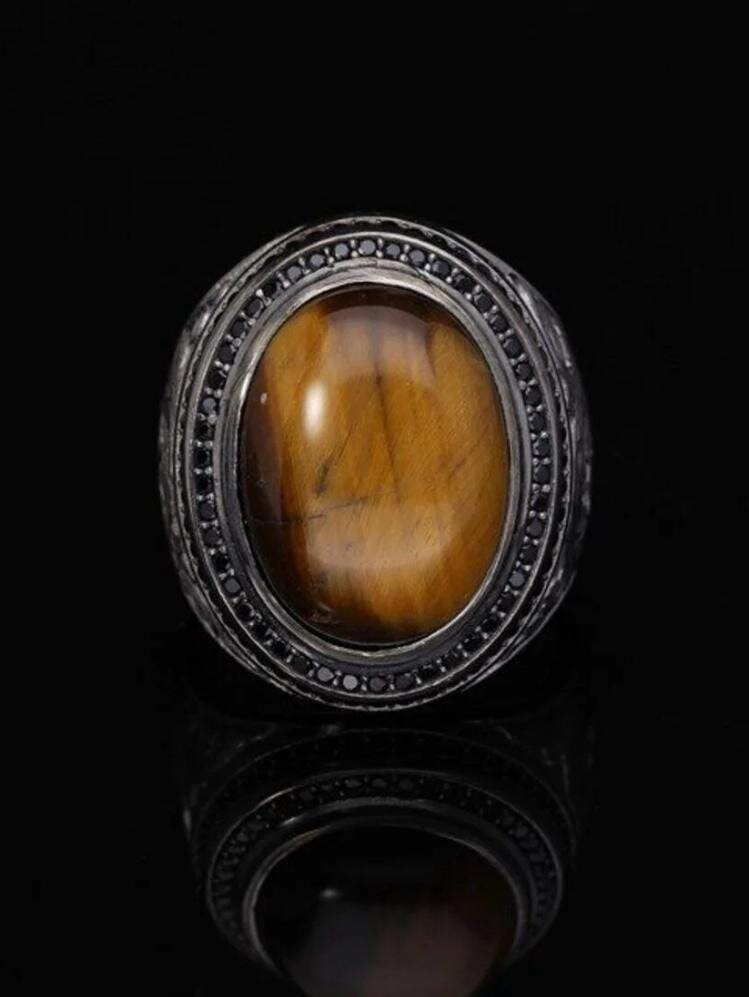 Djinn Khodam — Powerful Arabic Genie Ring with Ifrit Spirit | خاتم السحر الأسود العربي Authentic Magical Djinn Ring for Protection, Wealth & Power — view 1