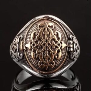 Powerful Arabic Genie Ring with Ifrit Spirit | خاتم السحر الأسود العربي Authentic Magical Djinn Ring for Protection, Wealth & Power