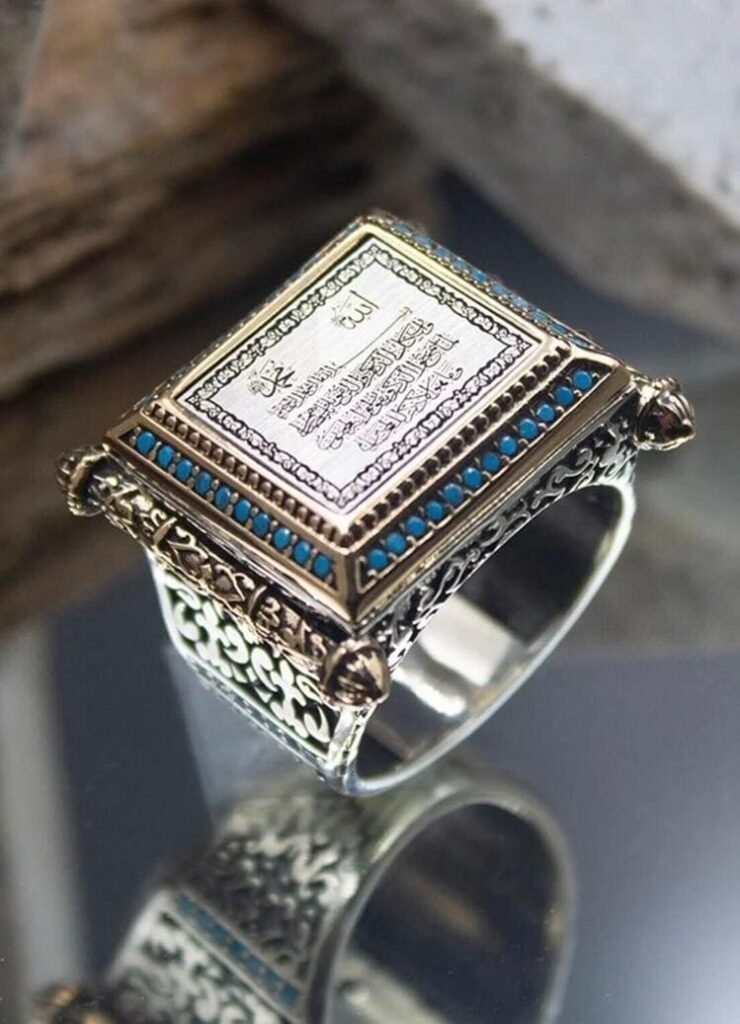 Djinn Khodam — Powerful Arabic Genie Ring with Ifrit Spirit | خاتم السحر الأسود العربي Authentic Magical Djinn Ring for Protection, Wealth & Power — view 1