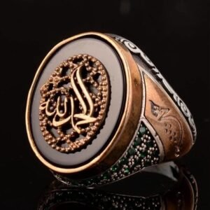 Powerful Arabic Genie Ring with Ifrit Spirit | خاتم السحر الأسود العربي Authentic Magical Djinn Ring for Protection, Wealth & Power