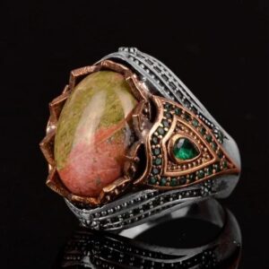 Unakite Stone Limitless Magick Ring – Open the Eternal Sorcerer’s Gate