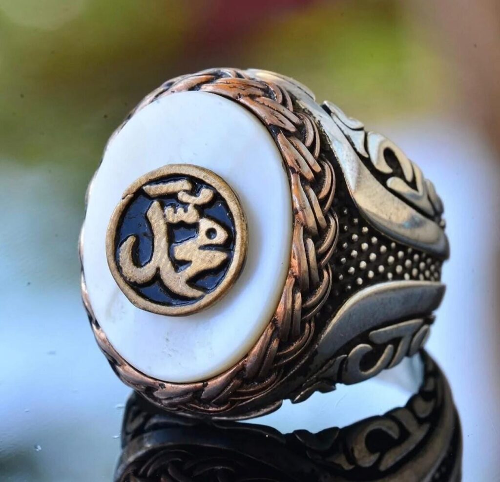 Djinn Khodam — Powerful Arabic Genie Ring with Ifrit Spirit | خاتم السحر الأسود العربي Authentic Magical Djinn Ring for Protection, Wealth Power — view 1