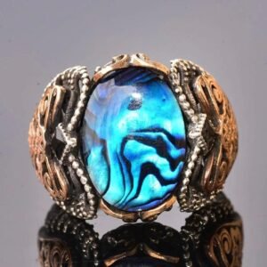 Marid Djinn King Ring 777:00 Powerful Wealth Attraction Ring: la▁prospérité, le▁succès, Fortune Talisman: l'anneau▁magique▁infusé de Djinn pour l'abondance