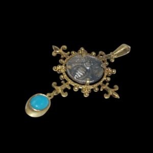 Aggressive Ifrit Genie Necklace for Money – Luck | Dark Occult Protection Talisman | Determination & Power Symbol Pendant | Gothic Jewelry