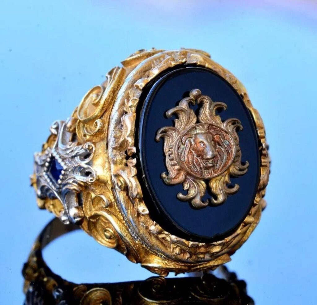Djinn Khodam — Powerful Arabic Genie Ring with Ifrit Spirit | خاتم السحر الأسود العربي Authentic Magical Djinn Ring for Protection, Wealth Power — view 1