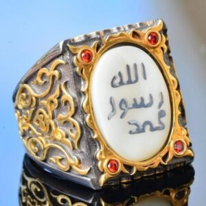 Powerful Arabic Genie Ring with Ifrit Spirit | خاتم السحر الأسود العربي Authentic Magical Djinn Ring for Protection, Wealth & Power