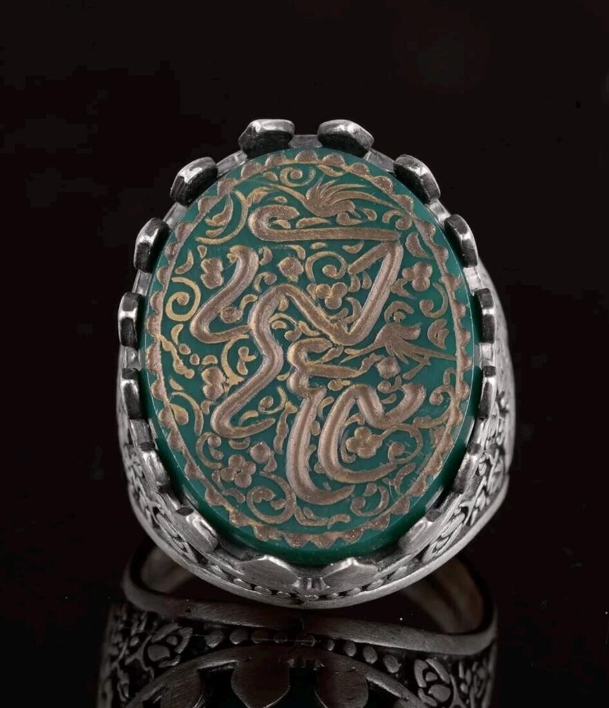 Djinn Khodam — Powerful Arabic Genie Ring with Ifrit Spirit | خاتم السحر الأسود العربي Authentic Magical Djinn Ring for Protection, Wealth Power — view 1
