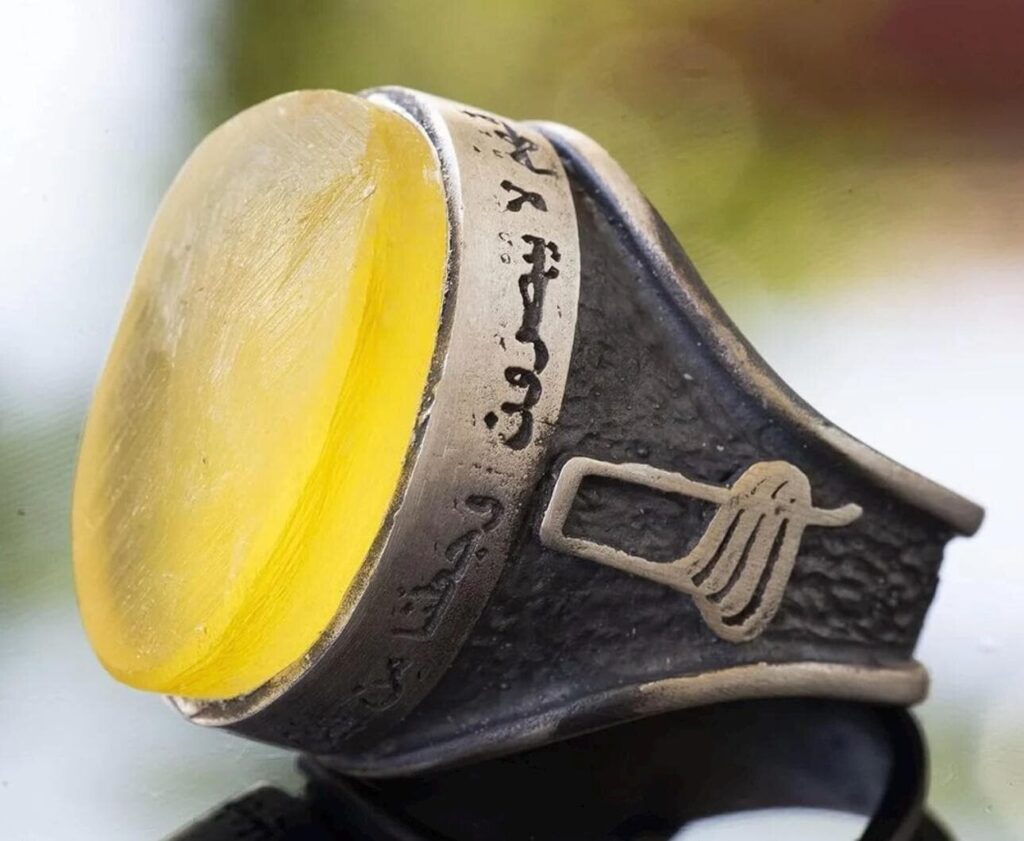 Djinn Khodam — Powerful Arabic Genie Ring with Ifrit Spirit | خاتم السحر الأسود العربي Authentic Magical Djinn Ring for Protection, Wealth Power — view 1
