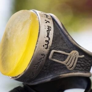 Powerful Arabic Genie Ring with Ifrit Spirit | خاتم السحر الأسود العربي Authentic Magical Djinn Ring for Protection, Wealth Power