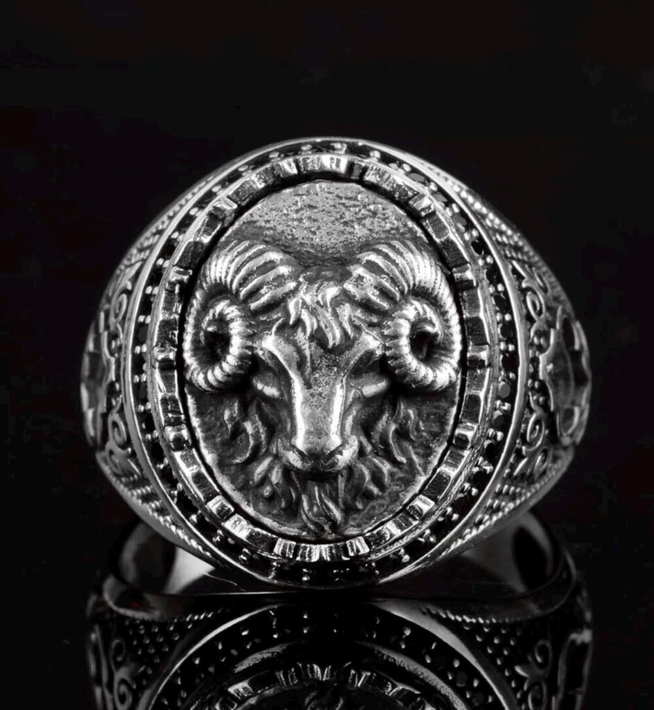 Djinn Khodam — Powerful Arabic Genie Ring with Ifrit Spirit | خاتم السحر الأسود العربي Authentic Magical Djinn Ring for Protection, Wealth & Power — view 1