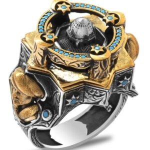 Powerful Arabic Genie Ring with Ifrit Spirit | خاتم السحر الأسود العربي Authentic Magical Djinn Ring for Protection, Wealth & Power