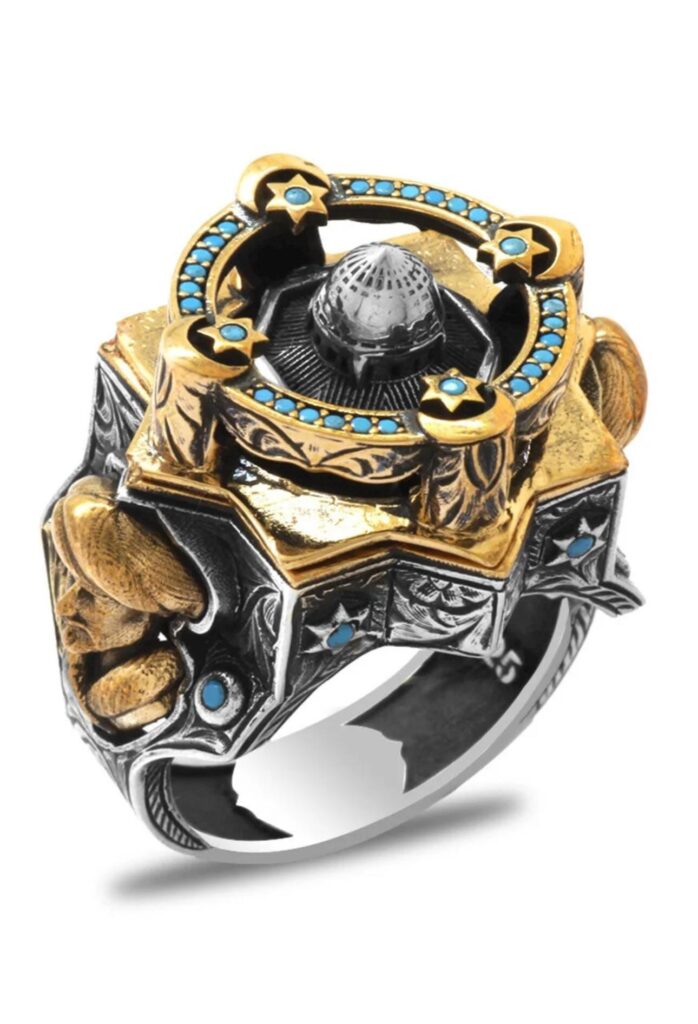 Djinn Khodam — Powerful Arabic Genie Ring with Ifrit Spirit | خاتم السحر الأسود العربي Authentic Magical Djinn Ring for Protection, Wealth & Power — view 1