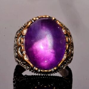 Powerful Arabic Genie Ring with Ifrit Spirit | خاتم السحر الأسود العربي Authentic Magical Djinn Ring for Protection, Wealth Power