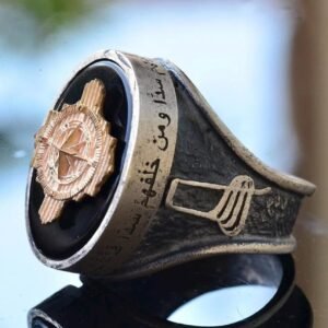 Powerful Arabic Genie Ring with Ifrit Spirit | خاتم السحر الأسود العربي Authentic Magical Djinn Ring for Protection, Wealth Power