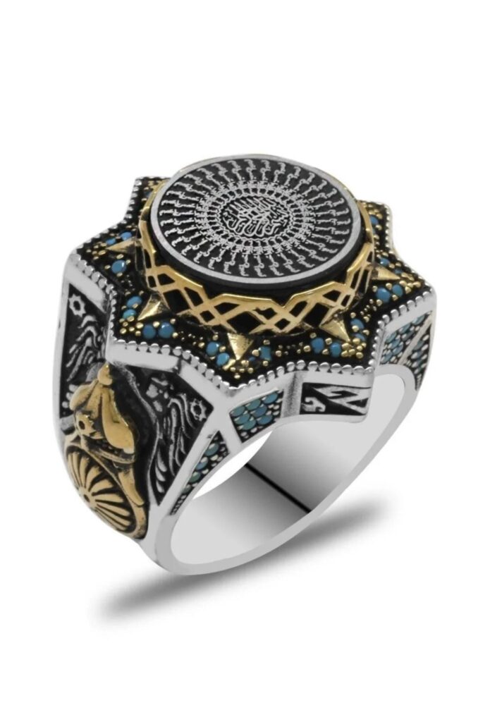 Djinn Khodam — Powerful Arabic Genie Ring with Ifrit Spirit | خاتم السحر الأسود العربي Authentic Magical Djinn Ring for Protection, Wealth Power — view 1