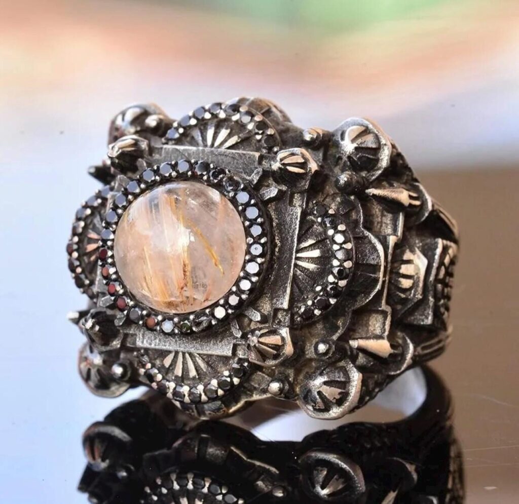 Djinn Khodam — Custom Djinn Ritual Ring – Personalized Magical Talisman for Protection, Intention & Spiritual Power | Handmade Occult Jewelry — view 1
