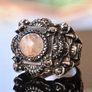 Custom Djinn Ritual Ring – Personalized Magical Talisman for Protection, Intention & Spiritual Power | Handmade Occult Jewelry
