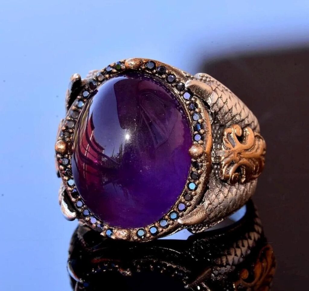 Djinn Khodam — Wealth & Business Taweez Ring – Powerful Islamic Talisman to Attract Money, Success - Prosperity in All Work or Business — view 1