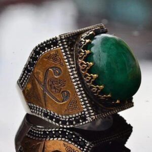 Powerful Arabic Genie Ring with Ifrit Spirit | خاتم السحر الأسود العربي Authentic Magical Djinn Ring for Protection, Wealth & Power