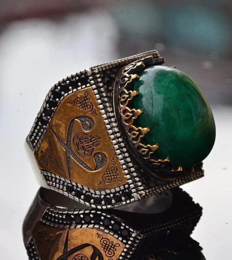 Djinn Khodam — Powerful Arabic Genie Ring with Ifrit Spirit | خاتم السحر الأسود العربي Authentic Magical Djinn Ring for Protection, Wealth & Power — view 1