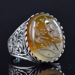 Powerful Arabic Genie Ring with Ifrit Spirit | خاتم السحر الأسود العربي Authentic Magical Djinn Ring for Protection, Wealth Power
