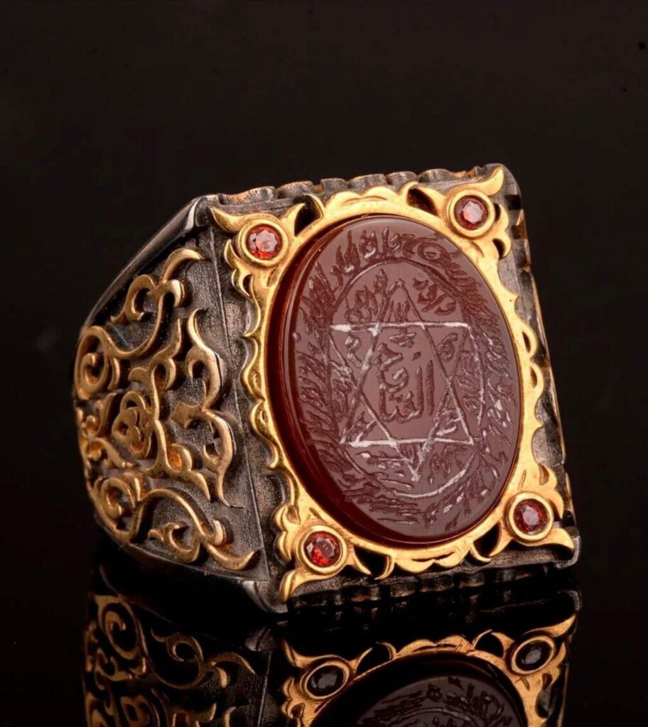 Djinn Khodam — Powerful Arabic Genie Ring with Ifrit Spirit | خاتم السحر الأسود العربي Authentic Magical Djinn Ring for Protection, Wealth & Power — view 1