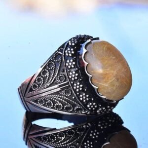Anneau Rituel Djinn▁personnalisé – Talisman▁magique▁personnalisé pour la protection, l'intention et la▁puissance▁spirituelle