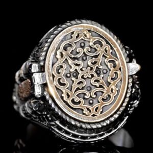 Maçonnique Magical Genie Ring •▁Ancient Secret Society Talisman • Power, Protection & Success Djinn Ring • Occult Wealth Attraction Ring
