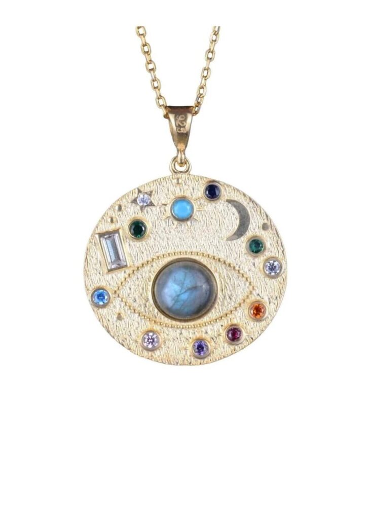 Djinn Khodam — Rare Powerful Spiritual Protection Necklace – Anti-Evil Eye, Witchcraft Shield, Attraction & Acceptance Amulet for Love, Energy Workers — view 1
